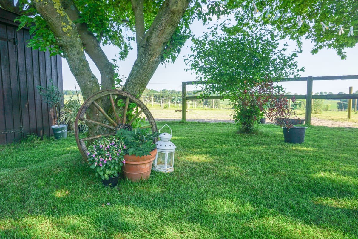 Garten in der Ferienwohnung Nina in Egestorf