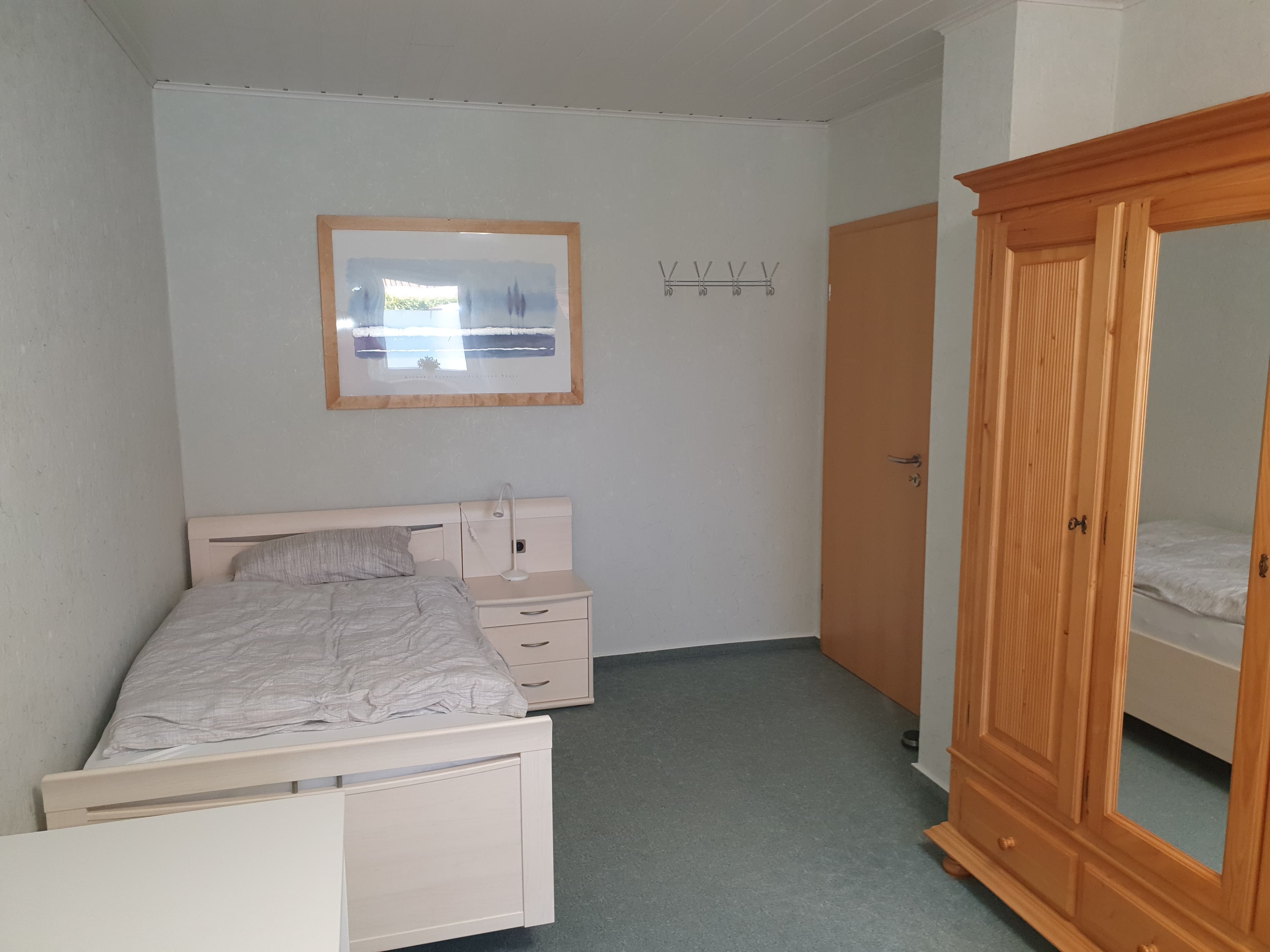 Schlafzimmer in dem Ferienhaus 7a in Munster