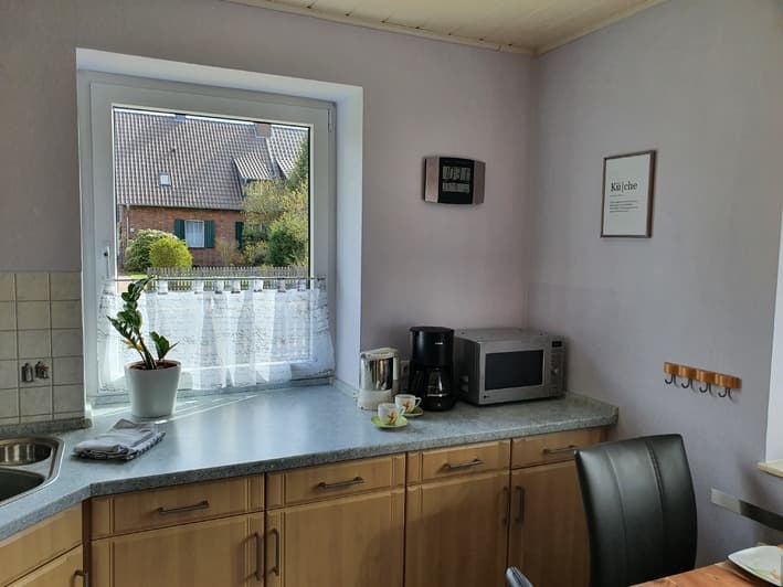 Küche in dem Ferienhaus 7a in Munster