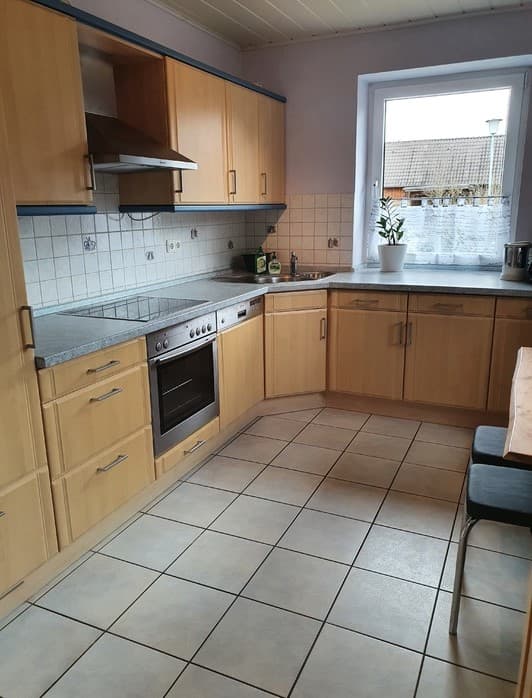 Küche in dem Ferienhaus 7a in Munster