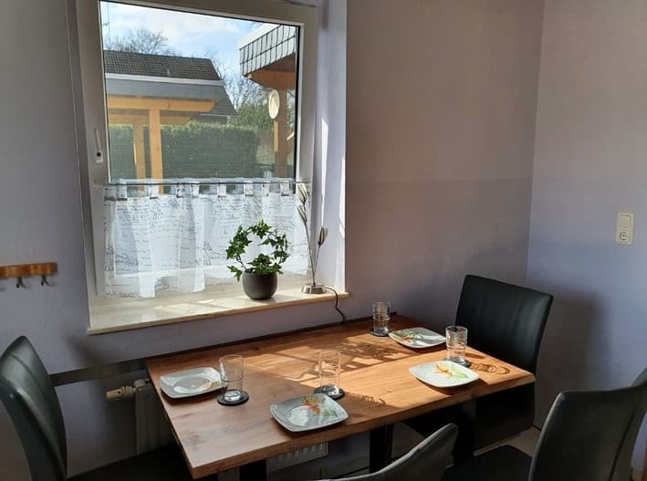 Küche in dem Ferienhaus 7a in Munster