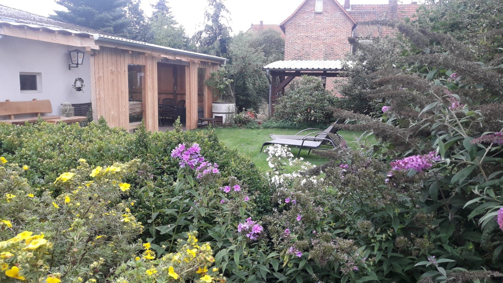 Ferienhaus Wiesenstraße Garten